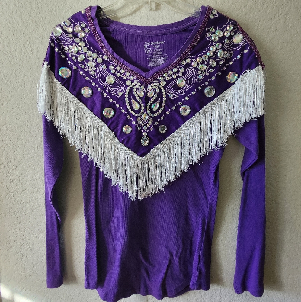 COPY - Rhinestone shirt 2XL